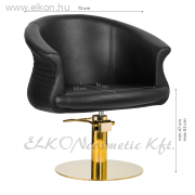 GABBIANO VERSÁL PUMPÁS FODRÁSZSZÉK ARANY-FEKETE - E-SHOP ELKONcosmetic Kft.