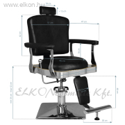 HAIR SYSTEM PUMPÁS BARBER SZÉK SM180 FEKETE - E-SHOP ELKONcosmetic Kft.