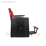 GABBIANO BERNARDO BARBER SZÉK FEKETE-PIROS - E-SHOP ELKONcosmetic Kft.
