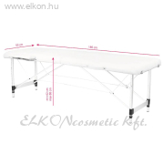ÖSSZECSUKHATÓ MASSZÁZSÁGY SZÜRKE 2 SZEKCIÓS ALU VÁZAS - E-SHOP ELKONcosmetic Kft.