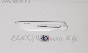 ProSafe steril acél pedikűr késpenge #10 100db - Xaniservice