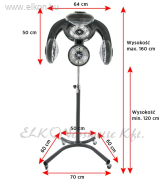 Gabbiano álló infravörös klimazon GL-505S szürke - E-SHOP ELKONcosmetic Kft.