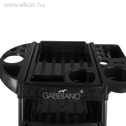 Gabbiano fodrász kellékeskocsi FX11-2 Fekete - E-SHOP ELKONcosmetic Kft.