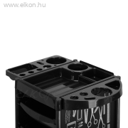 Gabbiano fodrász kellékeskocsi X11 Fekete mintás - E-SHOP ELKONcosmetic Kft.