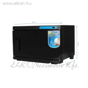 Törölközőmelegítő UV-C sterilizátorral 16L fekete - E-SHOP ELKONcosmetic Kft.