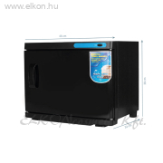 Törölközőmelegítő UV-C sterilizátorral 23L fekete - E-SHOP ELKONcosmetic Kft.
