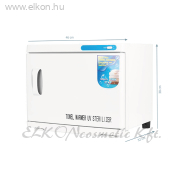 Törölközőmelegítő UV-C sterilizátorral 23L fehér - E-SHOP ELKONcosmetic Kft.