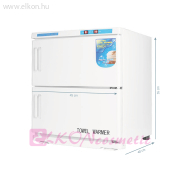 Törölközőmelegítő UV-C sterilizátorral 32L dupla fehér - E-SHOP ELKONcosmetic Kft.