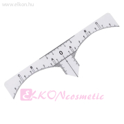 Wonder Brow szemöldök vonalzó - 10db - Long Lashes
