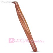 Pro Nano Volume csipesz - Duck típusú, Bronz - Long Lashes
