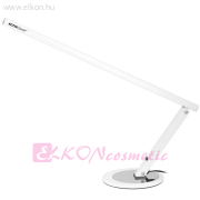 LED ASZTALI MUNKALÁMPA KÖRMÖZÉSHEZ, SLIM, TALPAS, FEHÉR - E-SHOP