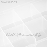 Átlátszó műanyag doboz, szervező, eszköztartó - E-SHOP ELKONcosmetic Kft.