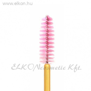 Eldobható szilikon kefe - pink 10db/csomag - Long Lashes