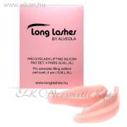 Pro Szempilla Lifting Szilikon Pad Szett, 4 Pár (S,M,L,Xl) - Long Lashes