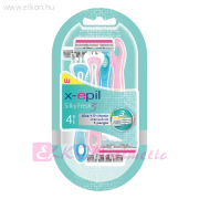 Silky Fresh 3 Pengés Eldobható Borotva 4Db - X-Epil