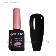 GÉL LAKK 302 FEKETE 10ml - Pink Star Nails