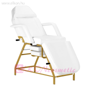 Kozmetikai Szék 557G fehér-arany - E-SHOP